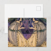 Glasgow School Frances Macdonald MacNair Spring Briefkaart (Voorkant / Achterkant)