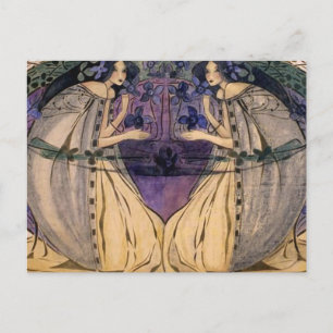 Glasgow School Frances Macdonald MacNair Spring Briefkaart