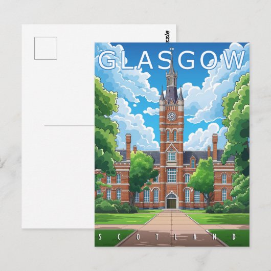 Glasgow, Schotland Briefkaart (Voorkant / Achterkant)