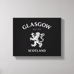 GLASGOW, SCHOTLAND CANVAS AFDRUK