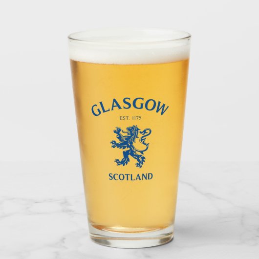 GLASGOW, SCHOTLAND GLAS (Voorkant gevuld)