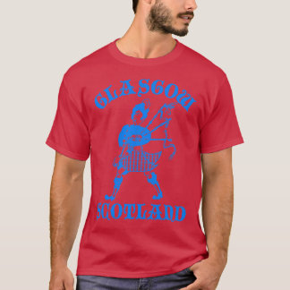 Glasgow Schotland Retro Toeristische Souvenir T-shirt