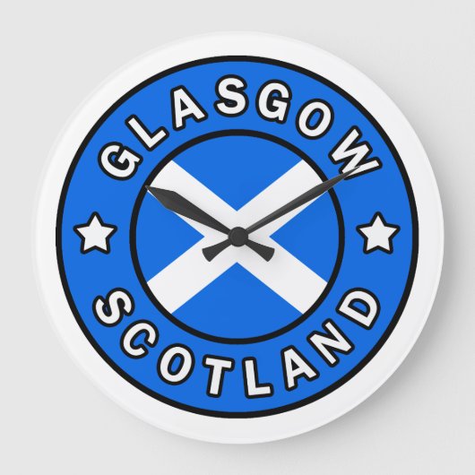 Glasgow Scotland Grote Klok (Voorkant)