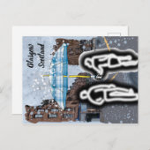 Glasgow scotland pluies carte postale (Devant / Derrière)