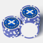 Glasgow Scotland Poker Chips (Opstapeling)
