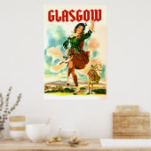 Glasgow Scotland Poster (Keuken)