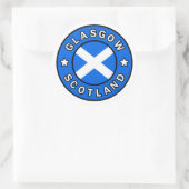 Glasgow Scotland Ronde Sticker (Tas)
