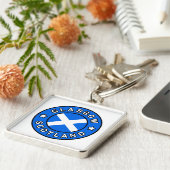 Glasgow Scotland Sleutelhanger (Zijkant)