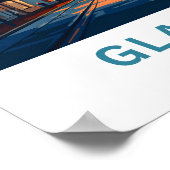 Glasgow Scotland Travel Print (Hoek)