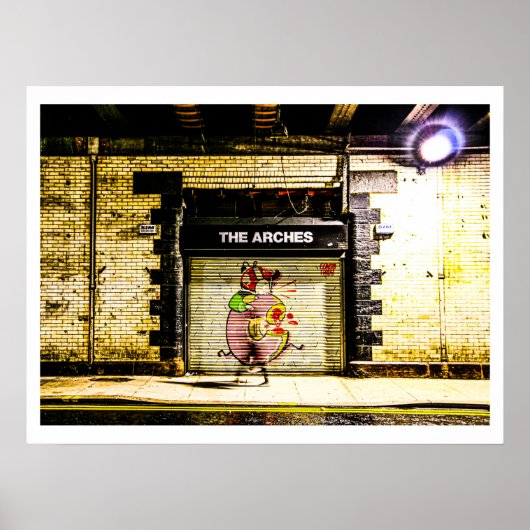 Glasgow-straat Poster (Voorkant)