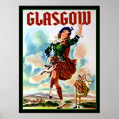 Glasgow Travel Poster (Voorkant)