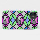 Glaskleurig betegeld Case-Mate iPhone case (Achterkant (horizontaal))