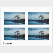 Glaskogen Zweden Rechthoekige Sticker (Vel)