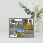 Glasnevin Seaseons Collage Briefkaart (Staand voorkant)