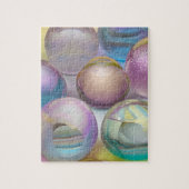 Glaspapiergewichten met zwembrillen om te ontspann legpuzzel (Verticaal)