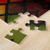 Glasraam majestueus legpuzzel (Zijkant)