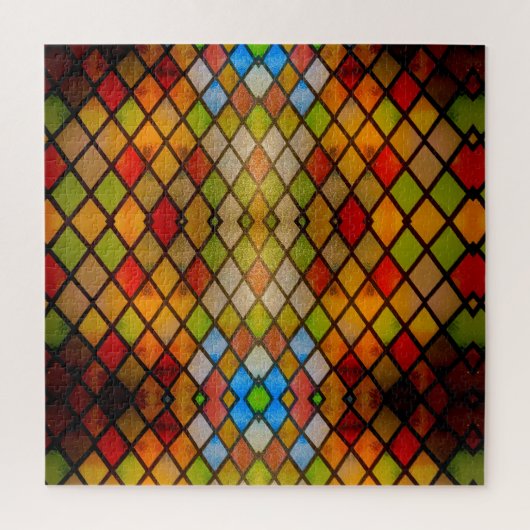 Glasraam majestueus legpuzzel (Verticaal)