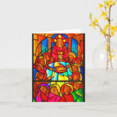 Glass-38 Carte pour notes-Souillé (Fleur jaune)