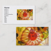 Glass Art Visitekaartje (Voorkant / Achterkant)