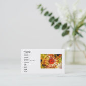 Glass Art Visitekaartje (Staand voorkant)