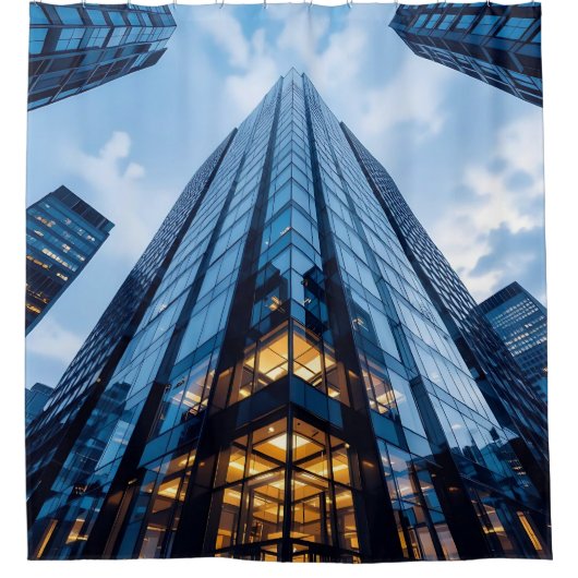 Glass Ascension - Douchegordijn (Voorkant)