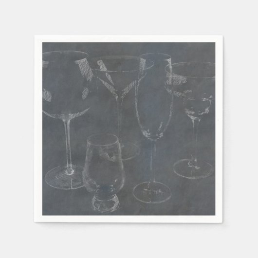 Glass Barware Servet (Voorkant)
