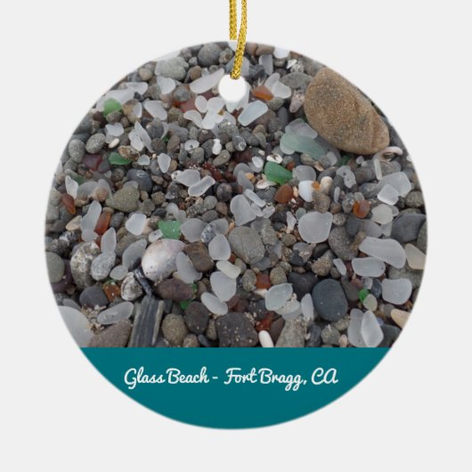 Glass Beach Fort Bragg California Ornament (Voorkant)