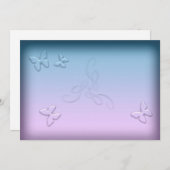 Glass Butterflies Kaart (Voorkant / Achterkant)