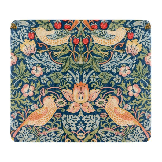 GLASS CHOPPARD : WILLIAM MORRIS SNIJPLANK (Voorkant)