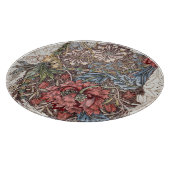 GLASS CHOPPARD : WILLIAM MORRIS : WILD TULIP SNIJPLANK (Hoek)