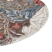 GLASS CHOPPARD : WILLIAM MORRIS : WILD TULIP SNIJPLANK (Hoek)