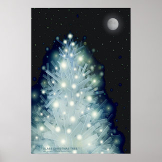 " GLASS CHRISTMAS TREE " door Robert Singletary Poster