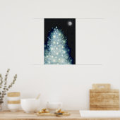 " GLASS CHRISTMAS TREE " door Robert Singletary Poster (Keuken)
