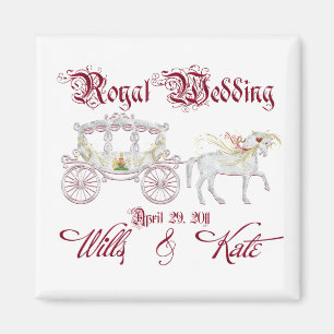 Glass Coach herdenkt het koninklijk huwelijk Magneet