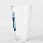 Glass Cup Blue Angel Glas (Links)