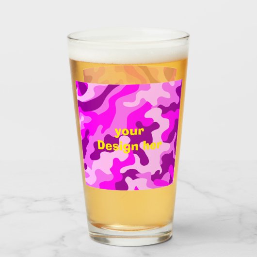 Glass Cup: gepersonaliseerde geschenken Glas (Achterkant gevuld)