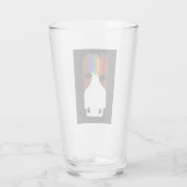 Glass Cup - LGBTQ Paard Glas (Achterkant)