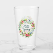 Glass Cup-Spring Floral Drinkware Glas (Achterkant)