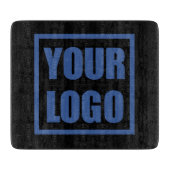 Glass Cutting Board Business Logo Snijplank (Voorkant)