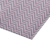 Glass Cutting Board Chevron Stippen Pink+ Snijplank (Hoek)