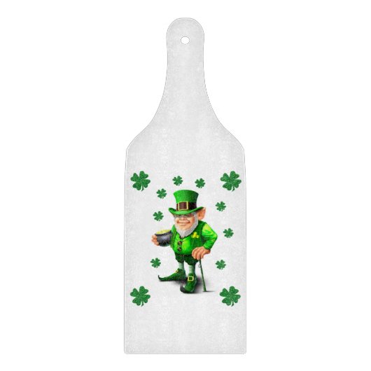 Glass Cutting Board Happy St. Patrick's Day Snijplank (Voorkant)