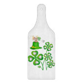 Glass Cutting Board Happy St. Patrick's Day Snijplank (Voorkant)