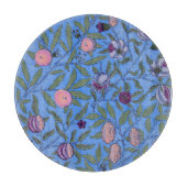 GLASS CUTTING BOARD : WILLIAM MORRIS : POMEGRANAAT SNIJPLANK (Voorkant)