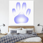 Glass Dog Paw Print (Insitu (Slaapkamer))