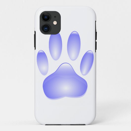 Glass Dog Paw Print Case-Mate iPhone Case (Achterkant)