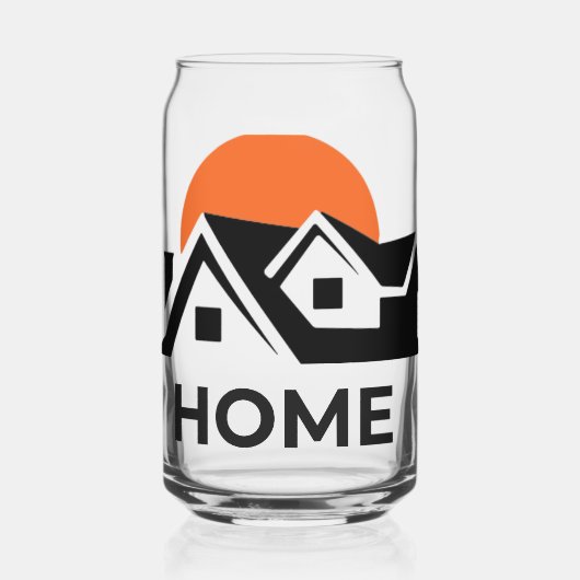 ***Glass Drinkware Set voor Stijlvol **** Blikvorm Glas (Voorkant)