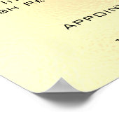 Glass Faux Gold Makeup Eyes Lashes Prijzen Poster (Hoek)