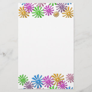 Glass Flowers Stationery Briefpapier