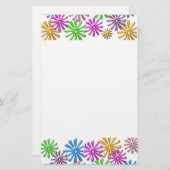 Glass Flowers Stationery Briefpapier (Voorkant / Achterkant)