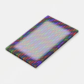 Glass Gem Blue Red Mosaic Abstract Artwork Post-it® Notes (Schuin)